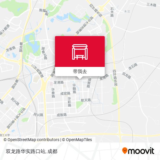 双龙路华实路口站地图