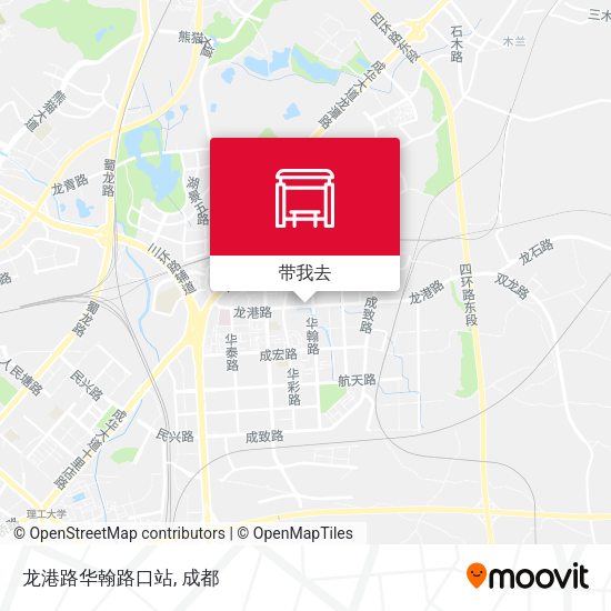 龙港路华翰路口站地图