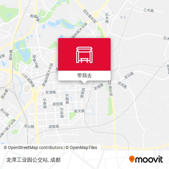 龙潭工业园公交站地图