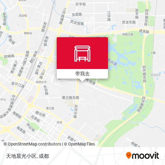 天地晨光小区地图