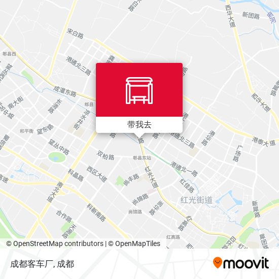 成都客车厂地图