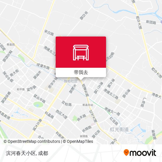 滨河春天小区地图