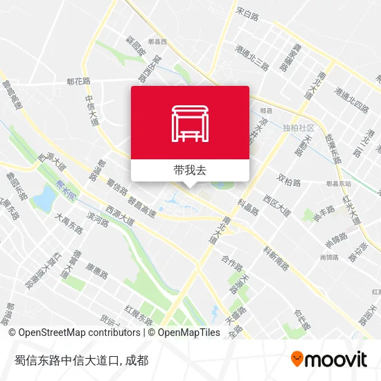 蜀信东路中信大道口地图