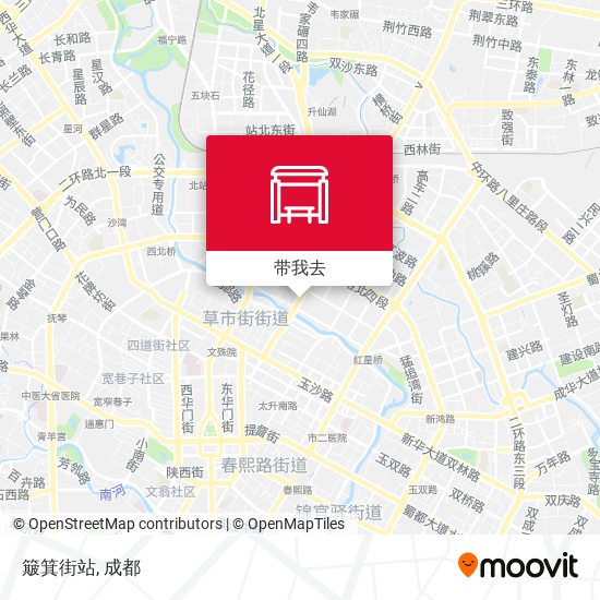 簸箕街站地图