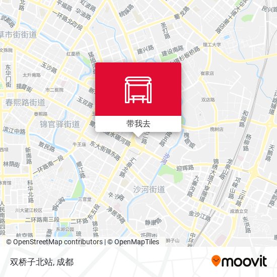 双桥子北站地图