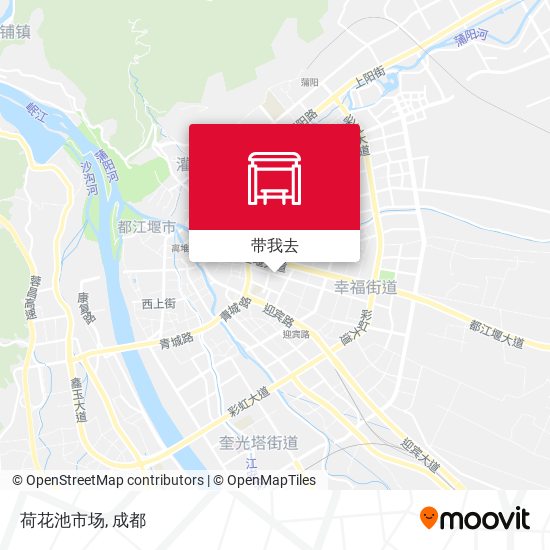 荷花池市场地图