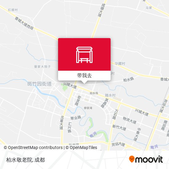 柏水敬老院地图