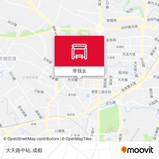 大天路中站地图