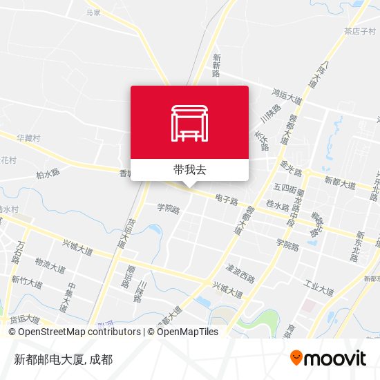 新都邮电大厦地图