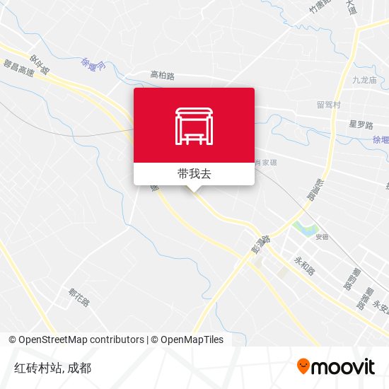 红砖村站地图
