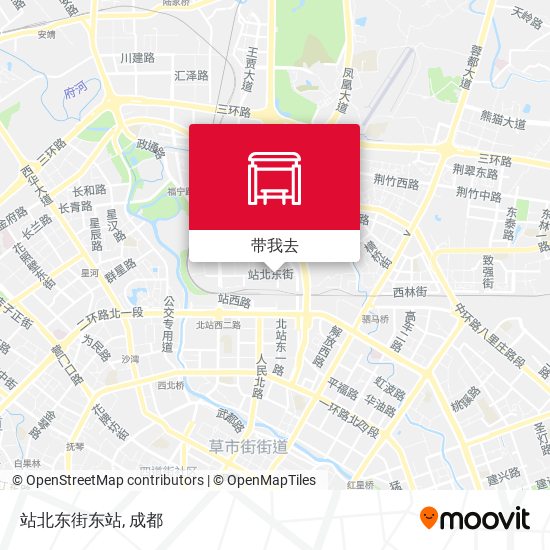 站北东街东站地图