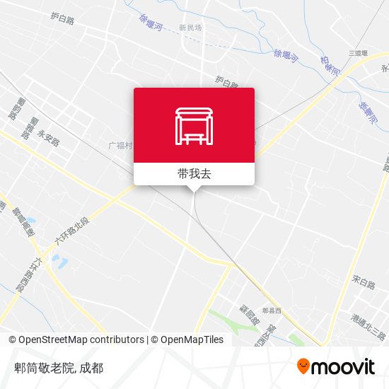 郫筒敬老院地图