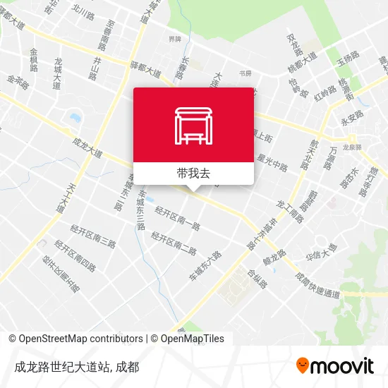 成龙路世纪大道站地图