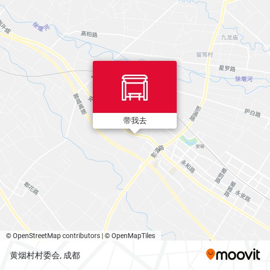 黄烟村村委会地图