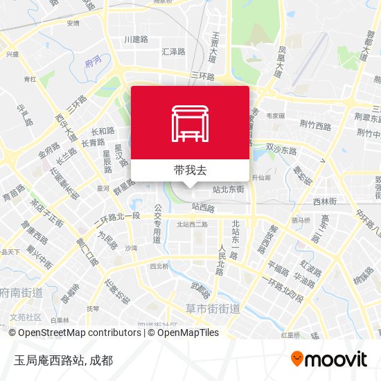 玉局庵西路站地图