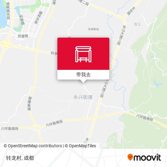 转龙村地图
