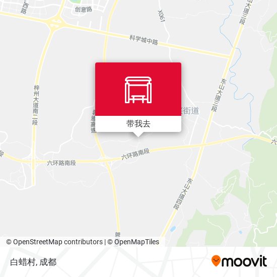 白蜡村地图