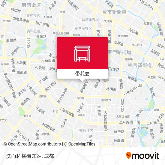 洗面桥横街东站地图