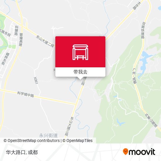 华大路口地图