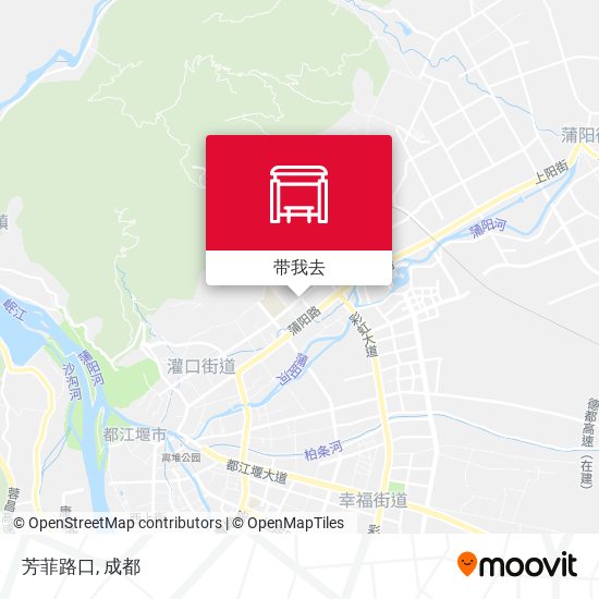 芳菲路口地图