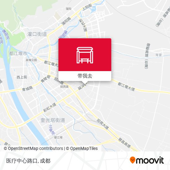 医疗中心路口地图