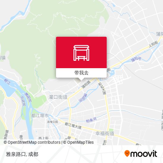 雅泉路口地图