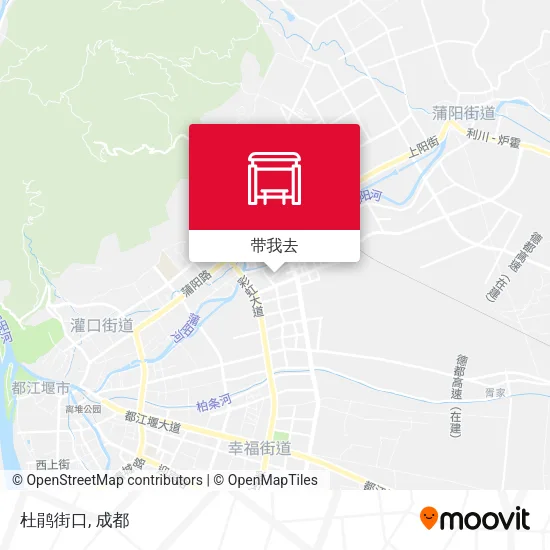 杜鹃街口地图