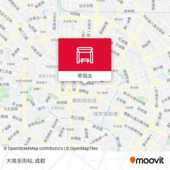大墙东街站地图
