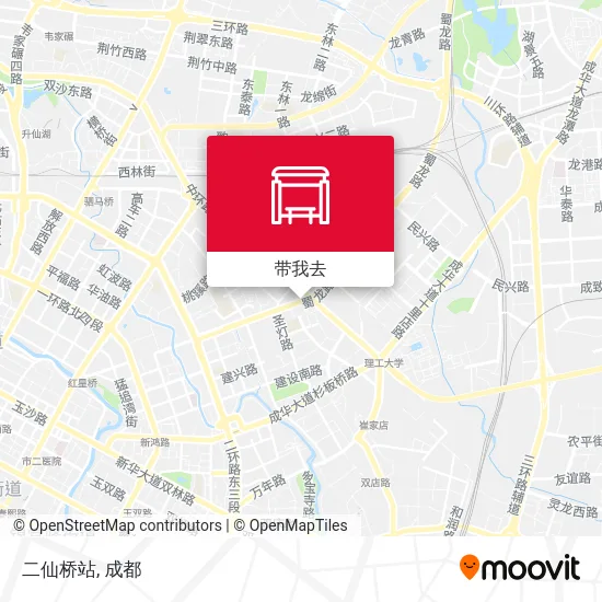 二仙桥站地图