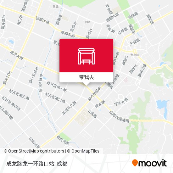 成龙路龙一环路口站地图