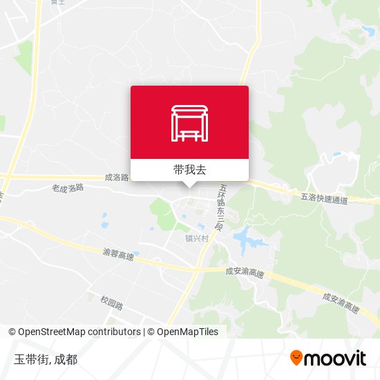 玉带街地图