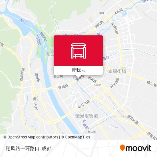 翔凤路一环路口地图