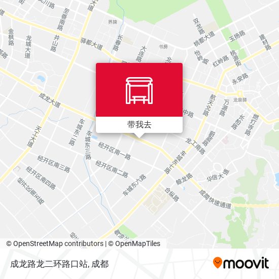 成龙路龙二环路口站地图