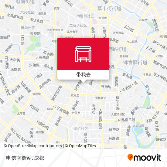 电信南街站地图