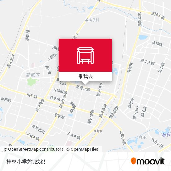 桂林小学站地图