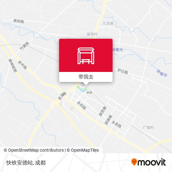 快铁安德站地图