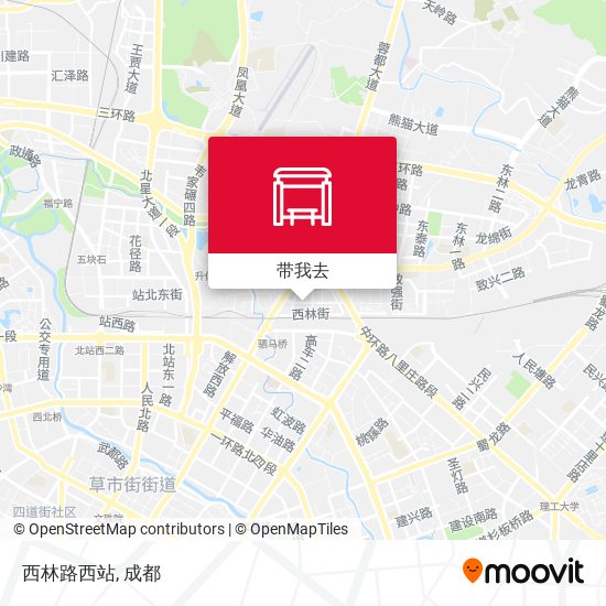 西林路西站地图
