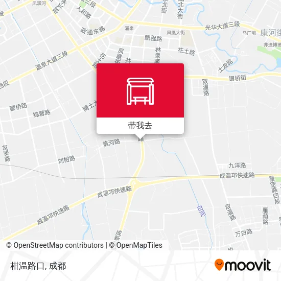 柑温路口地图