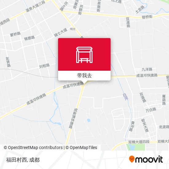 福田村西地图