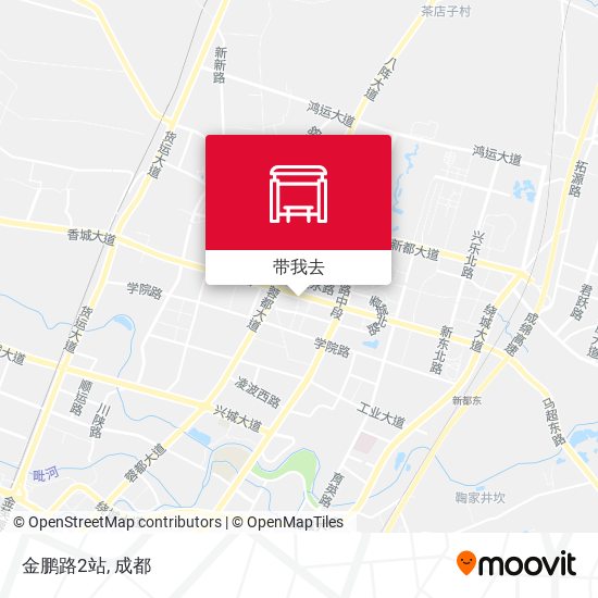 金鹏路2站地图