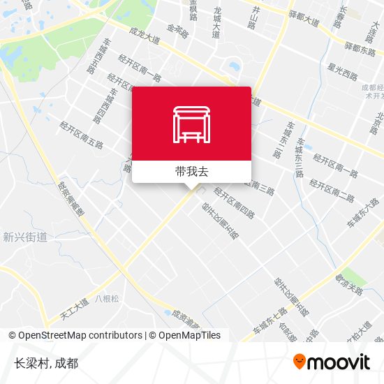 长梁村地图