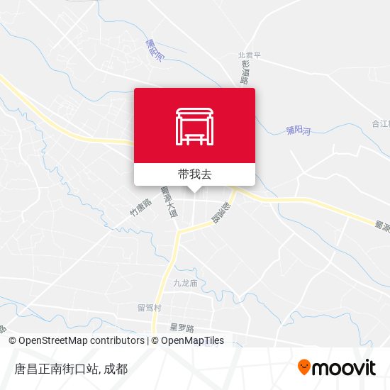 唐昌正南街口站地图
