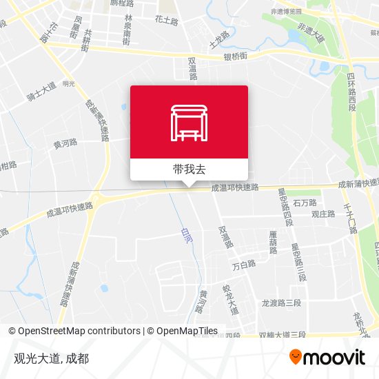 观光大道地图
