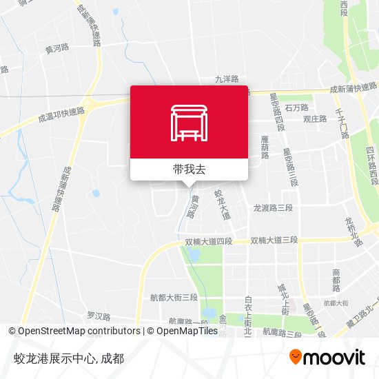蛟龙港展示中心地图
