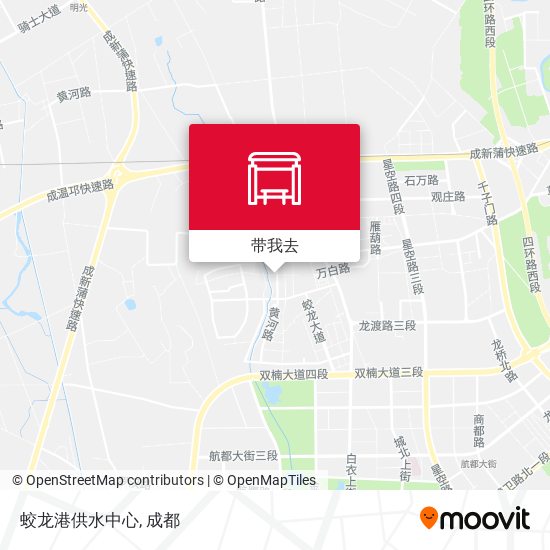 蛟龙港供水中心地图