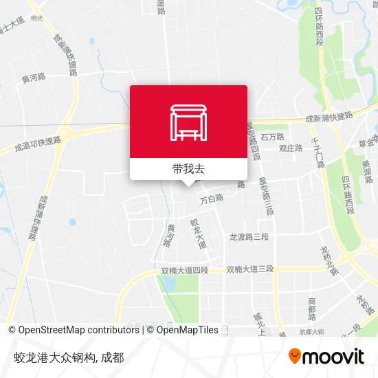 蛟龙港大众钢构地图