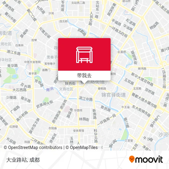 大业路站地图