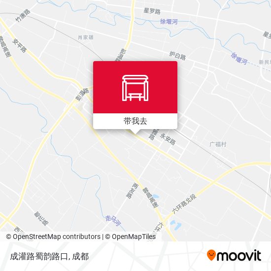 成灌路蜀韵路口地图