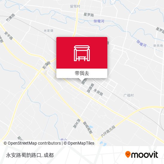 永安路蜀韵路口地图