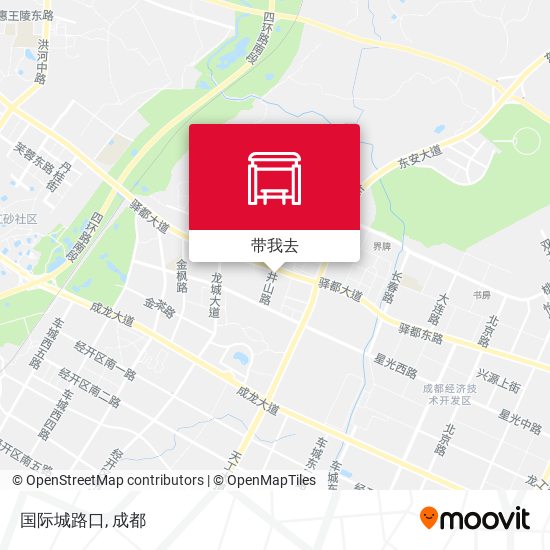 国际城路口地图